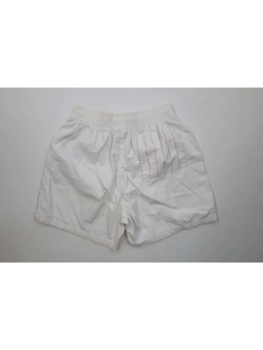 Vintage 90s Streetwear Mens Large Striped Color Block Above Knee Shorts USA
